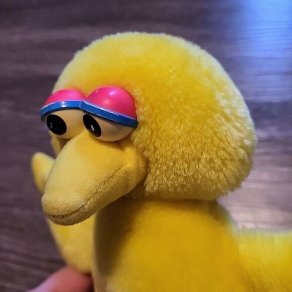 Vintage 1992 10" Sesame Street Baby Big Bird Plush Child Dimension Inc Rare - Picture 9 of 9